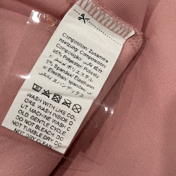 Shein Curve Cold Shoulder Flutter Sleeve Dress Dusty Rose Size 3X/18 - Picture 8 of 9